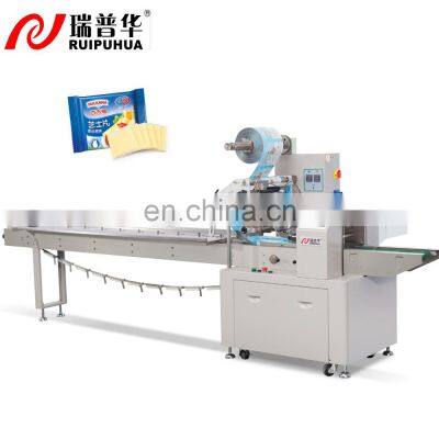 Remote Controlled Automatic Butter Cream Cookies PLC Flow Wrapping Machine Cheese Packing Machine