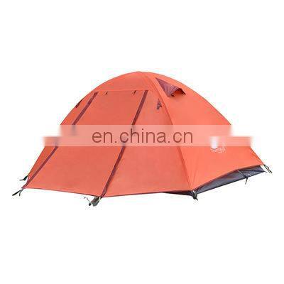 Hot Sale 2 Person Double Layer Aluminium Pole Tent Outdoor Waterproof Camping Tents Camping Outdoor