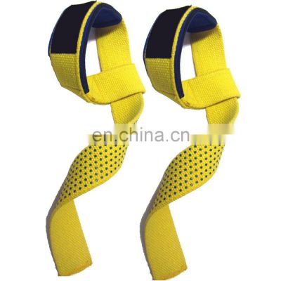 Custom Logo NON Slip Hand Bar Wrist Support Wraps Weight Lifting Straps for Fitness