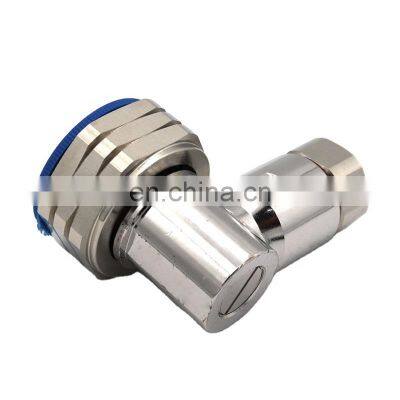 RF coaxial connectors N Male for 1/2' 7/8 din cable; Feeder joint DIN male 4.3-10 L29 right angle