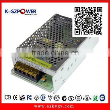 2015 K-89 metal case switching ac dc power single output 12v 5amp power supply
