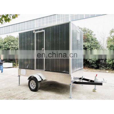Modular Prefabricated Mobile Trailer Toilet Container Toilet/Black Portable Restroom photo-2