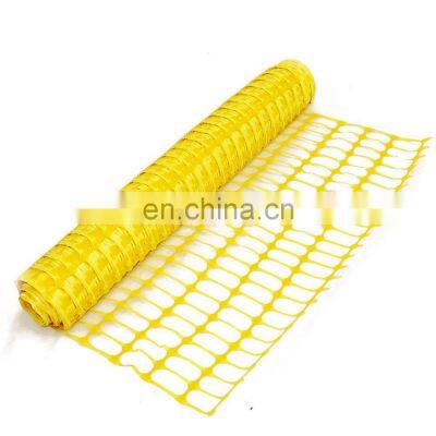 Plastic Safety Fence Plastic Mesh Net Yellow Orange and Other Color Barrier Fence Net