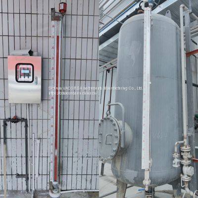 Side Mounted Magnetic High Temperature Oil Tank Level Sensor Magnetic Level Gauge With 4-20ma Switch Signal Output photo-5