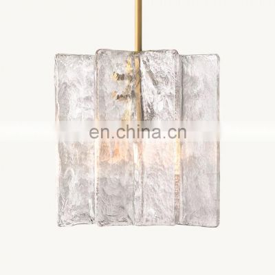 Hengzhi Luxury Modern Pendant Lamp Indoor Decor Clear Glass Hanging Light Home Chandelier LATTICE PENDANT