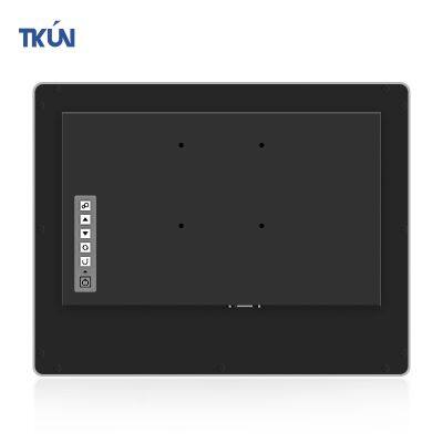 Industrial touch screen monitor 15inch Embedded Industrial monitor 1024*768 TKUN