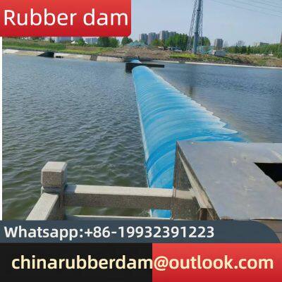 Flood control emergency rubber dam, rolling dam, hydraulic water retaining dam with complete qualifications, Chinese factory