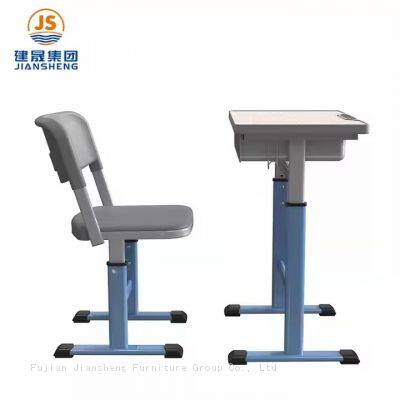 JS High Quality Primary School Furniture Single Seater Desk and Chair photo-5