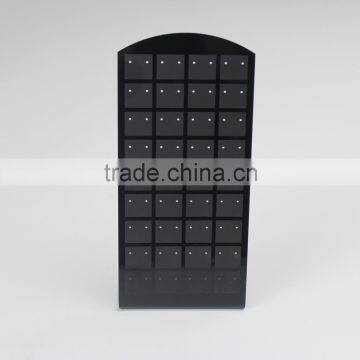 Black Acrylic Pierced Earring Holder, Earring Display Cards photo-6
