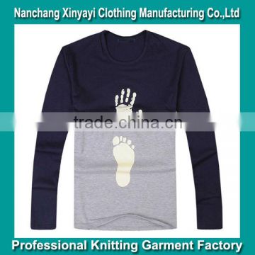 Fashion 2015 Basic T-Shirt High Quality Garment Color Combination T Shirt with Custom Printing Label and Tag China Manufacturer