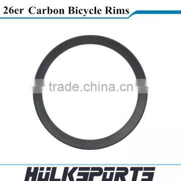 26er carbon mountain bike wheel tubuless mountain bicycle wheels carbon Toray T700 carbon wheel 100mm