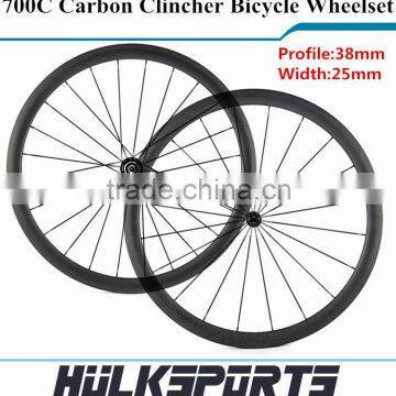 Carbon Fiber Bike Wheels 700C Carbon Road Bike Clincher Wheel Carbon Clincher FFWD Wheel Wheelset Chinese Carbon Wheels