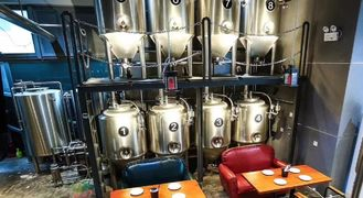 Pub Craft Beer Brewing Equipment Steam Heating Single Phase Or 3 Phase photo-3