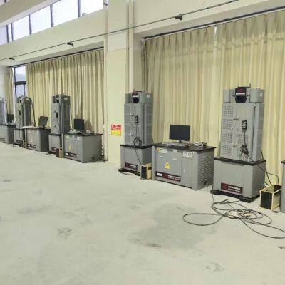300KN Hydraulic Servo Universal Tensile Strength Testing Machine Rebar Bolts Metal Tensile Testing With 220V Voltage