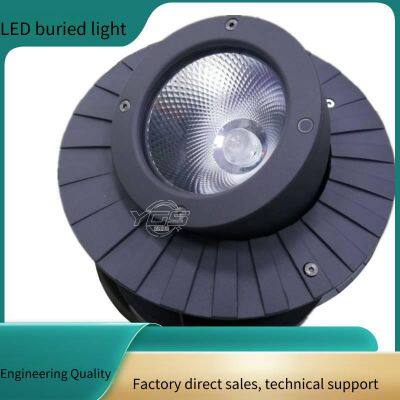 Led Outdoor High-power In-ground Lights With Adjustable Angle and Telescopic Function, Cob 10w, Single Color Constant Light, Dmx512 Full-color With Control photo-2