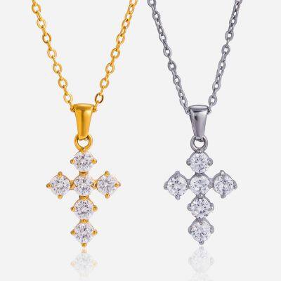 316L Hypoallergenic Stainless Steel Necklace With 18K Gold PVD Coating photo-2