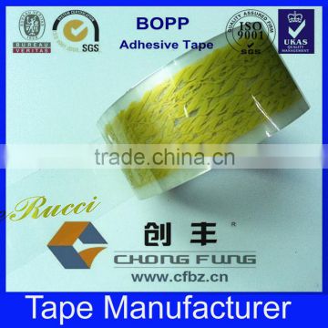 Factory Direct bopp company logo printed packing tape