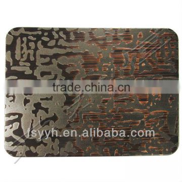 copper stainless steel decorative plates