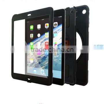 9.7 inch Rotating Case for ipad Air 2 ,3 in 1 TPU+PC case for ipad 6