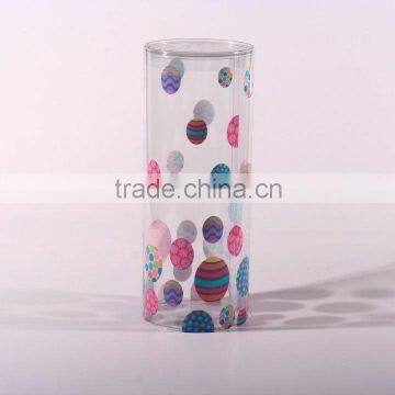 Printing PVC cylinder tube packaging printing cylinder tube