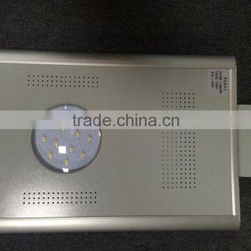 12W new design of integrated solar street light with motion sensor