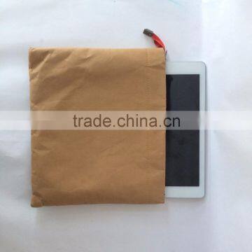 2016 Zipper File Envelope Tablet Computer Bag Kraft Paper Bag With Handle
