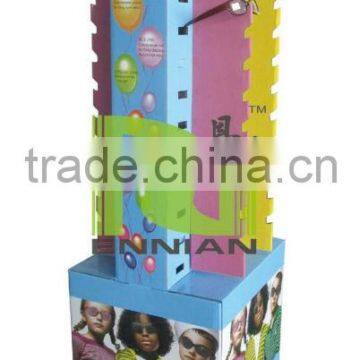 Colorful Children Sunglasses Cardboard Displays in store