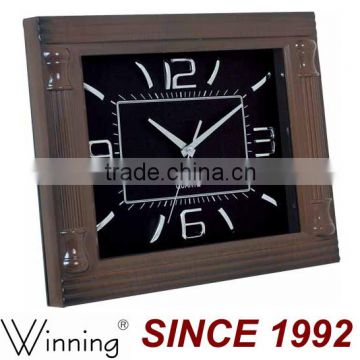 2014 Plastic Material Painted Wooden Wall Clock