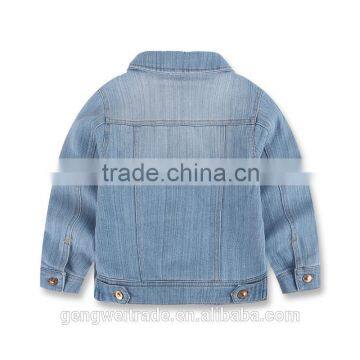 Fashion Children Denim Coat Kids Jacket New Arrival European Style Long Sleeve Cowboy Handsome Boys Coat photo-3
