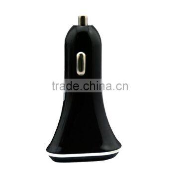 Factory Directly three USB Ports Car Charger with Micro USB Cable