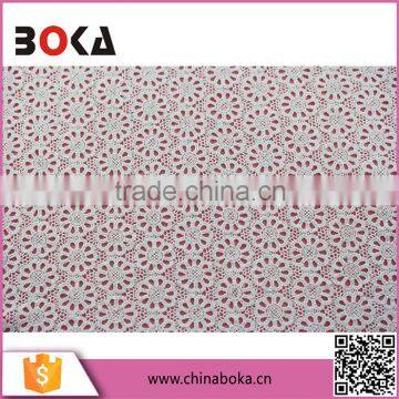New lace fabric water soluble african french lace fabric