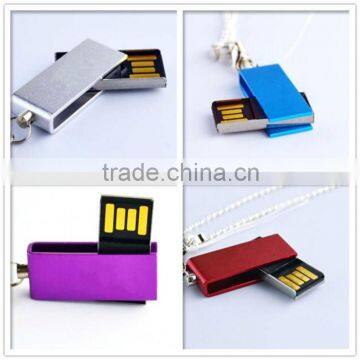 16GB Mini usb flash drive swivel USB 2.0 memory flash stick promotional usb