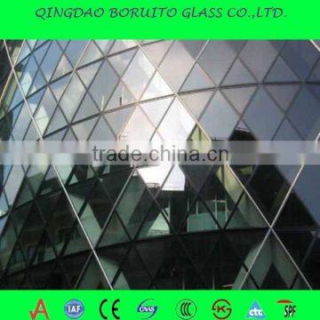 Hot sale 4mm 5mm 6mm Light grey reflective float glass price