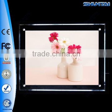 customized acrylic led poster easel