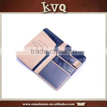 Factory Made Multi Functional Genuine Leather Passport Wallet