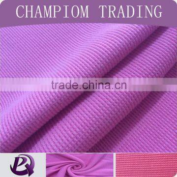 china supplier coarse knit cotton waffle fabric for dress