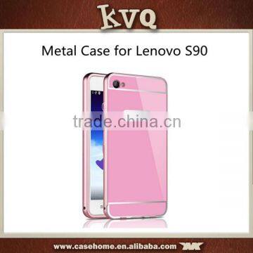 Pink Metal Hard PC Case for Lenovo S90 Mobile Case