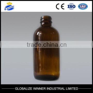 250ml 8oz Amber Glass Bottles Boston Round