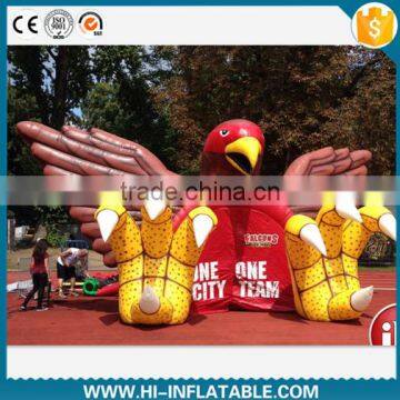 Newest brand football Inflatable eagle,hawk tunnel for sport team /inflatable tunnel tent