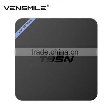 Vensmile T95 T95N Latest android tv box T95N Mini M8S pro Amlogic S905 2GB+8GB WIFI+1000M LAN Bluetooth 4.0 T95 T95N