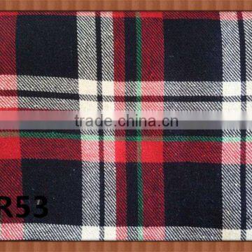 48.4%polyester New Style 101, Green Black Check Cotton Shirt Flannel Fabric photo-3