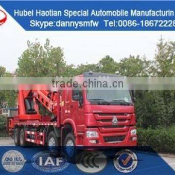 SINOTRUK heavy head towing truck with crane road wrecker for sale