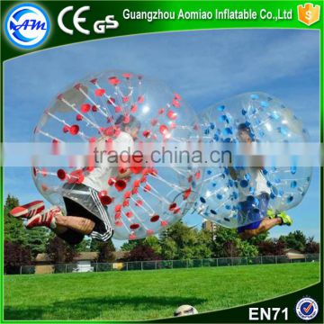 Hot sale inflatable human sized bubble soccer ball for kids