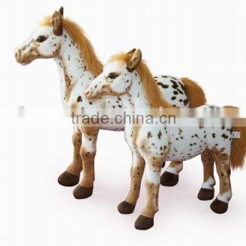 Standing Stuffed American LuSha horses toy