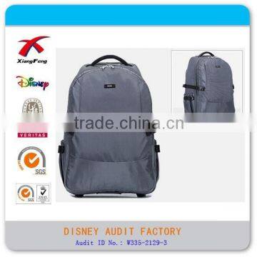 New Style Detachable Trolly Travel Backpack, Waterproof Nylon Backpack Bag