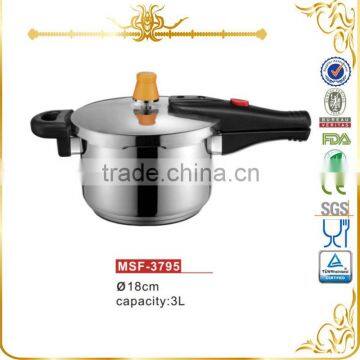 Classic 18/10 Stainless Steel Pressure Cooker set 3L-18cm diameter