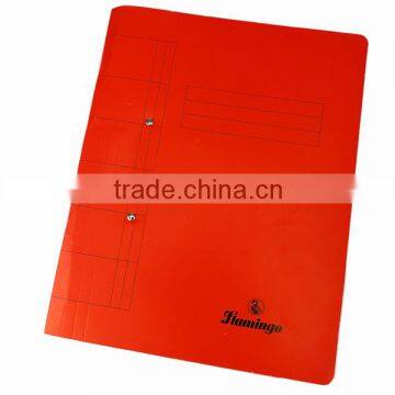 2016 Made in China Wholesale Fashion Design A4 Handmade Paper File Folder With Spring Clip photo-3