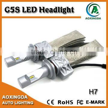 5S led car head light lamp H7 H4 H11 headlight bulb no fan easy installation