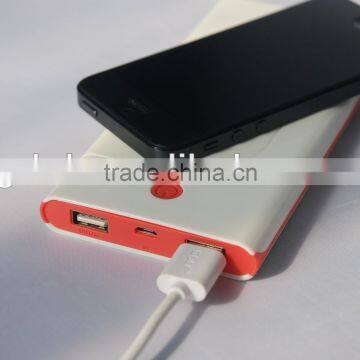 Top Grade 12000mah portable power bank charger for mobilies