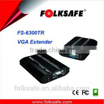 Folksafe 1 channel active VGA extender for range of outdoor IP cameras 300m